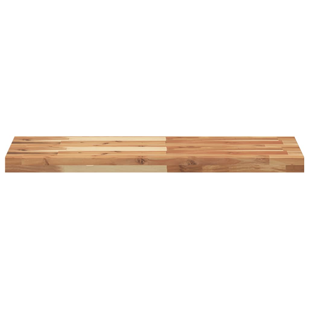 Plutajuće police 2kom s uljnim premazom 100x30x4cm drvo bagrema