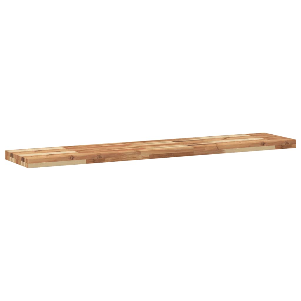 Plutajuće police 2kom s uljnim premazom 120x30x4cm drvo bagrema