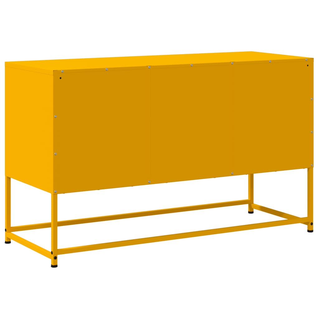 TV ormarić boja senfa 100,5 x 39 x 60,5 cm čelični