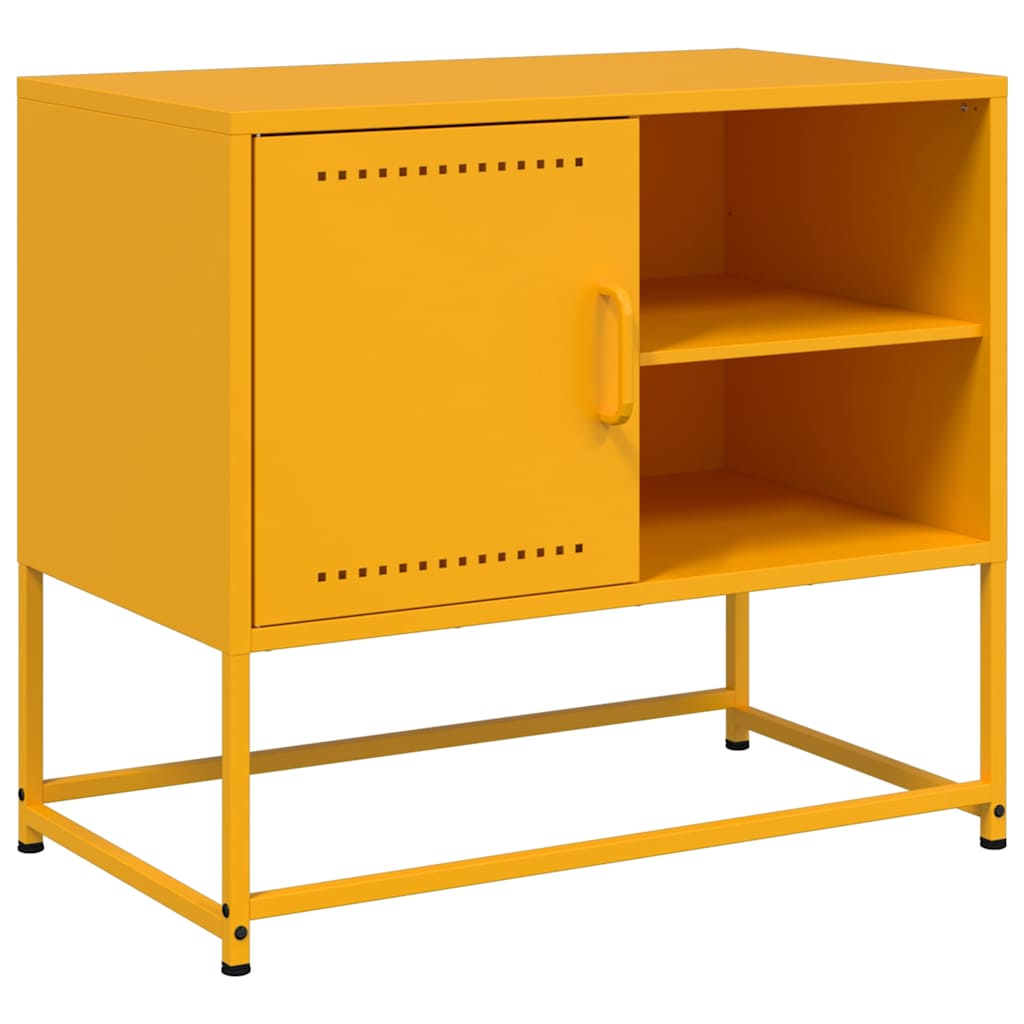 TV ormarić boja senfa 68x39x60,5 cm čelični