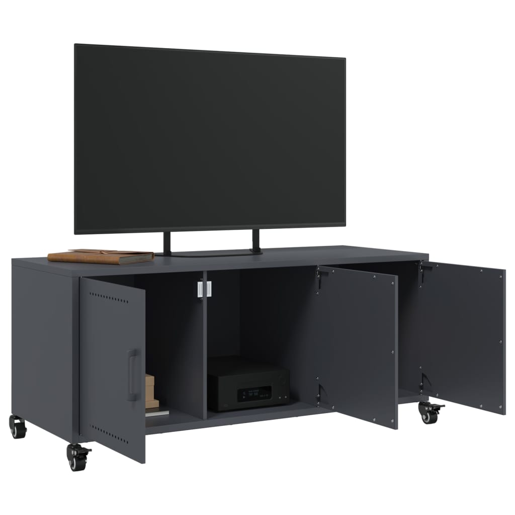 TV ormarić antracit 100,5 x 39 x 43,5 cm čelik
