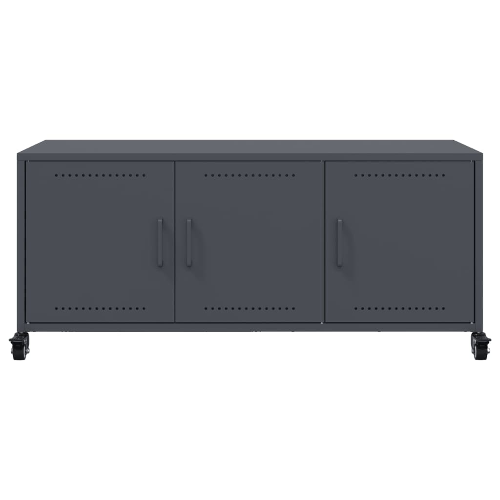 TV ormarić antracit 100,5 x 39 x 43,5 cm čelik