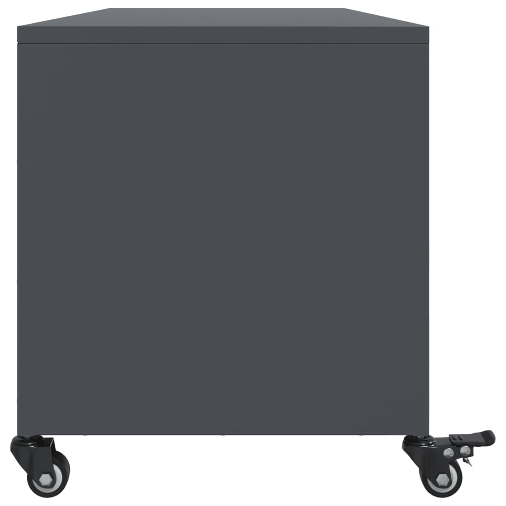 TV ormarić antracit 100,5 x 39 x 43,5 cm čelik