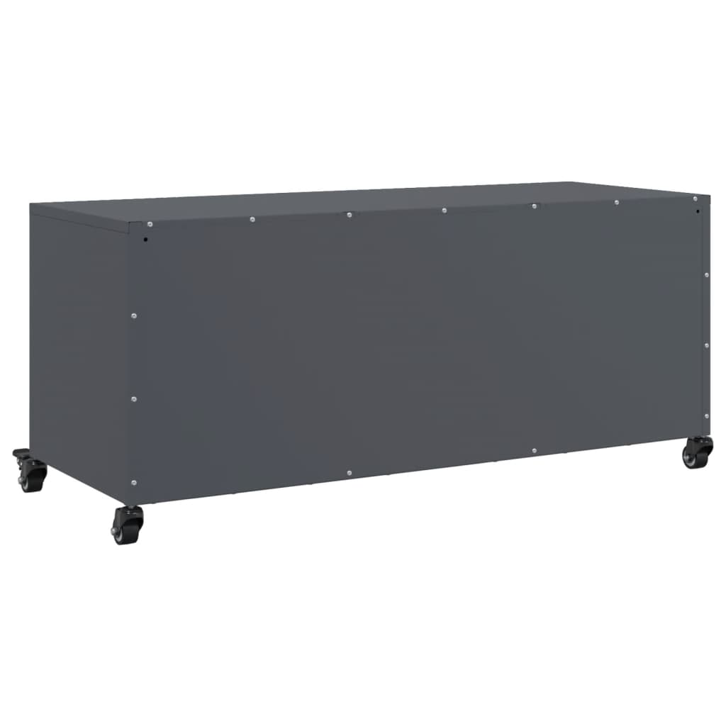 TV ormarić antracit 100,5 x 39 x 43,5 cm čelik
