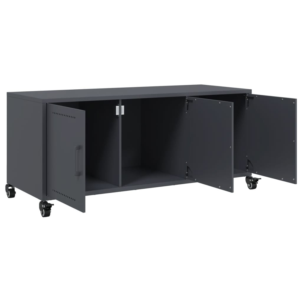 TV ormarić antracit 100,5 x 39 x 43,5 cm čelik
