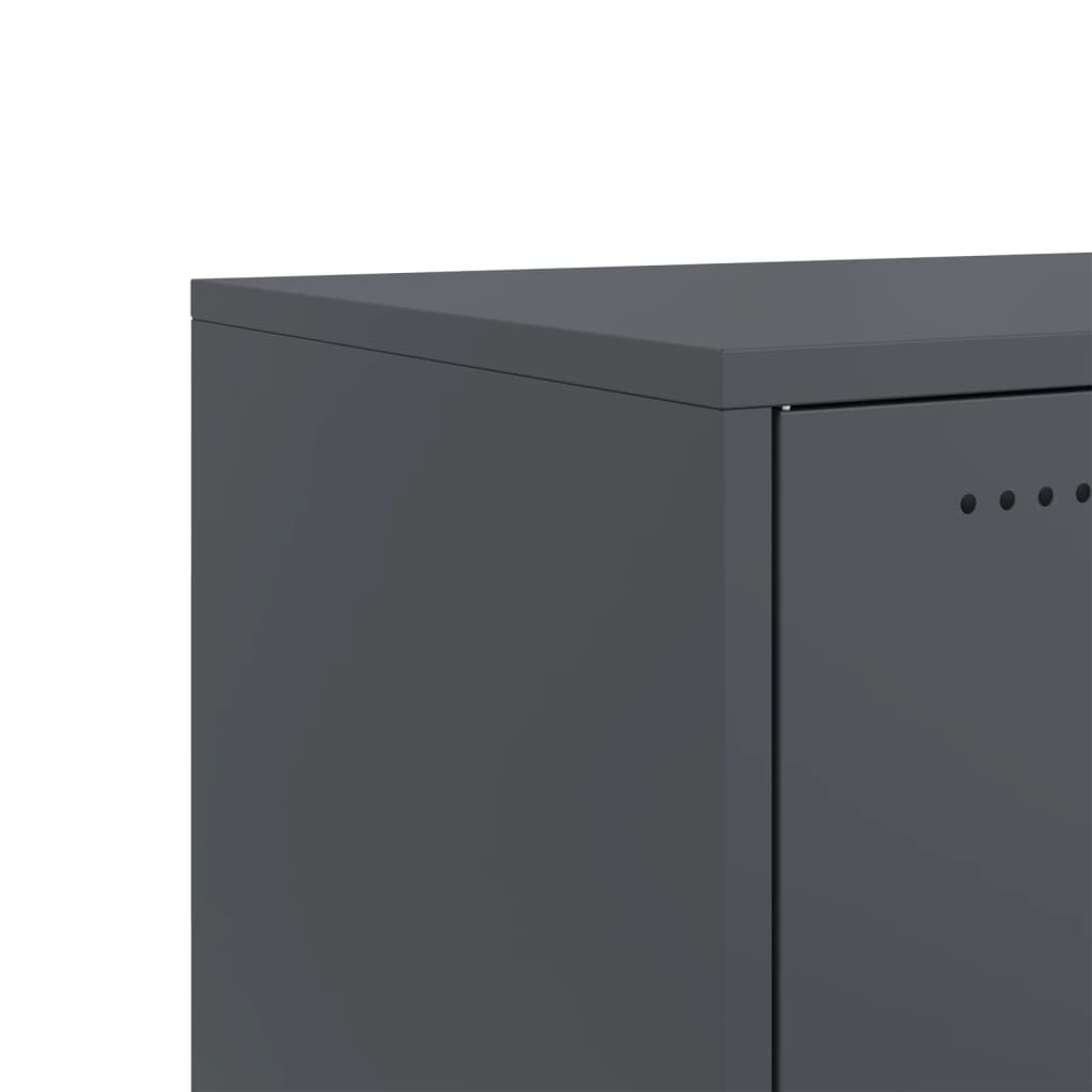 TV ormarić antracit 100,5 x 39 x 43,5 cm čelik