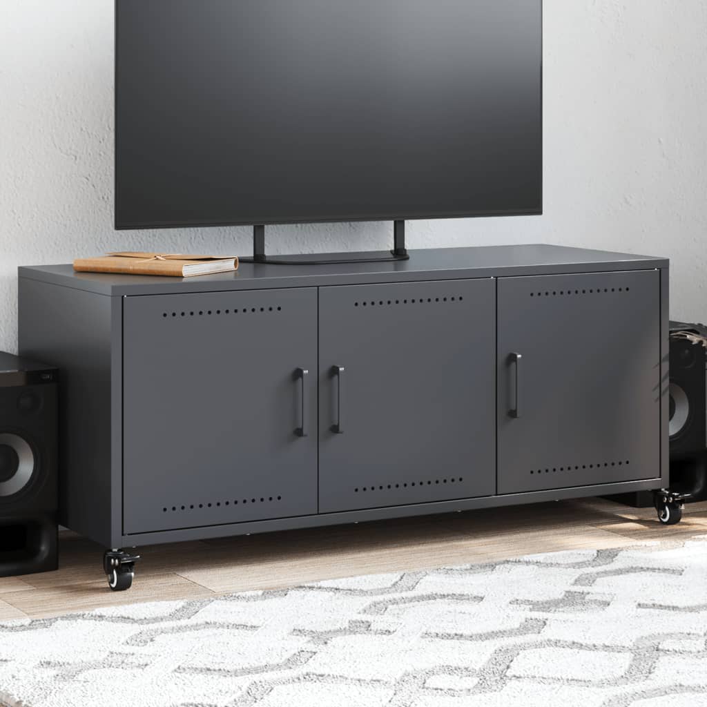 TV ormarić antracit 100,5 x 39 x 43,5 cm čelik