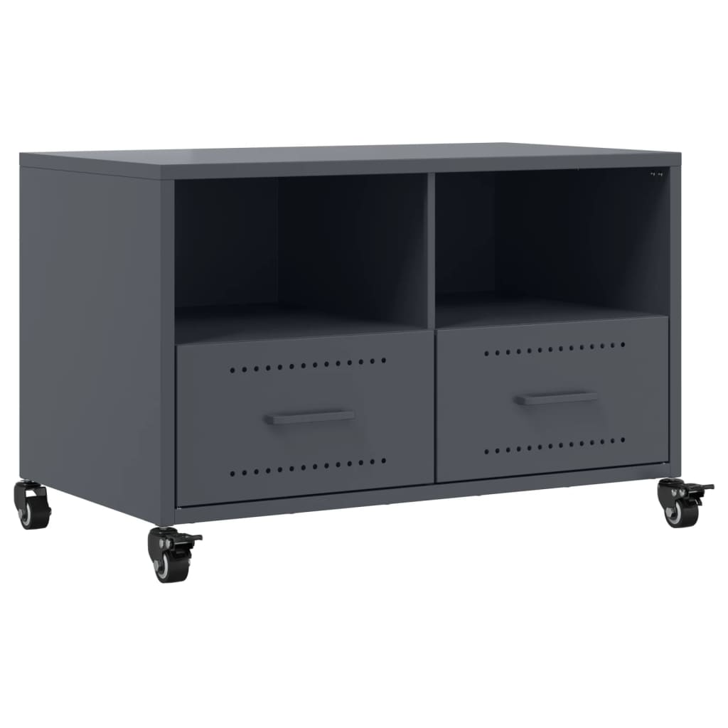 TV ormarić antracit 68x39x43,5 cm čelik Antracitno siva