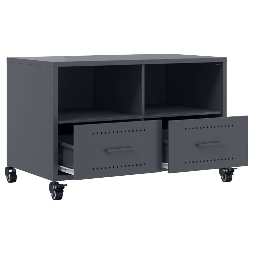 TV ormarić antracit 68x39x43,5 cm čelik Antracitno siva
