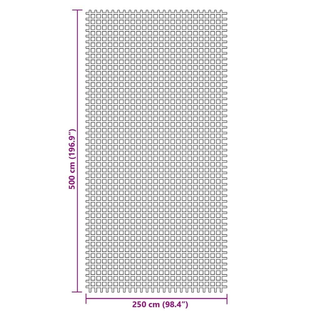 Tepih za šator antracit 5x2,5 m
