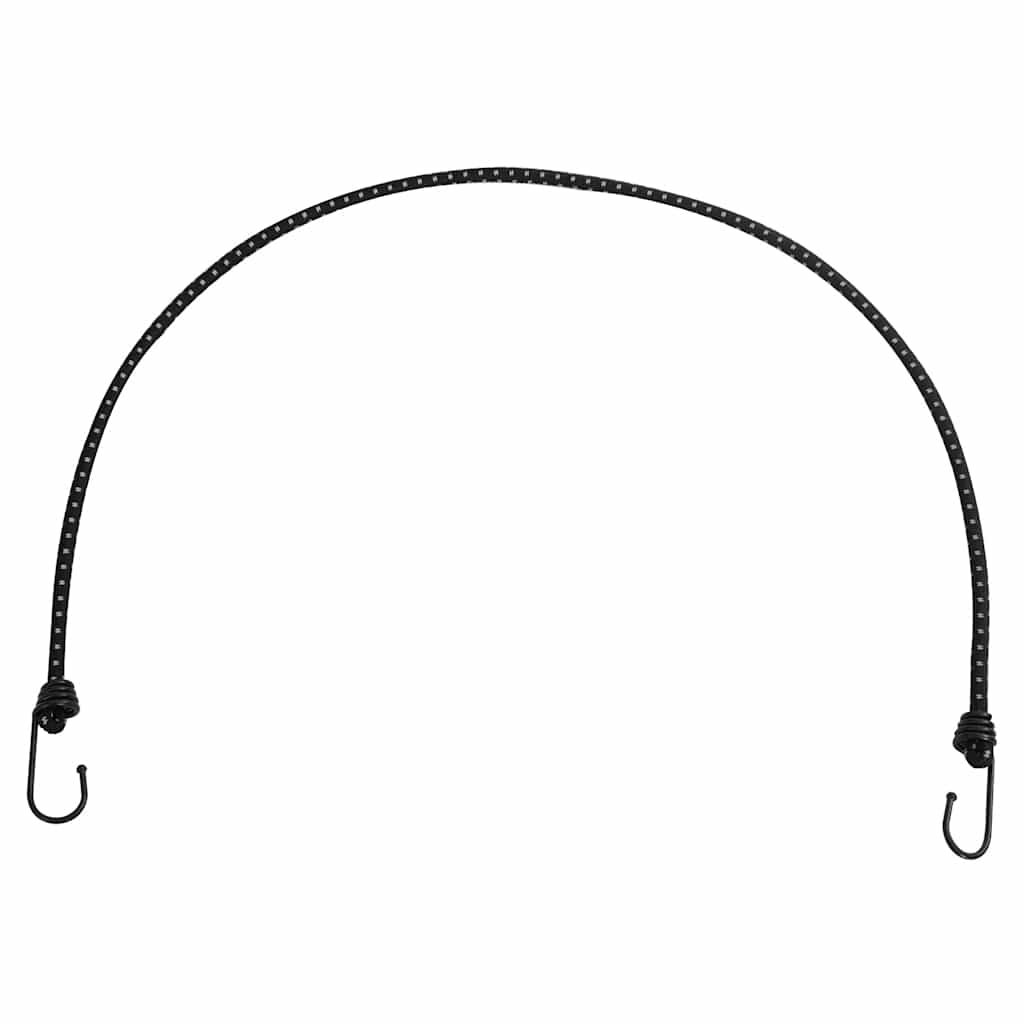 Užad za bungee s reflektirajućim prugama i kukama 10 kom 100 cm