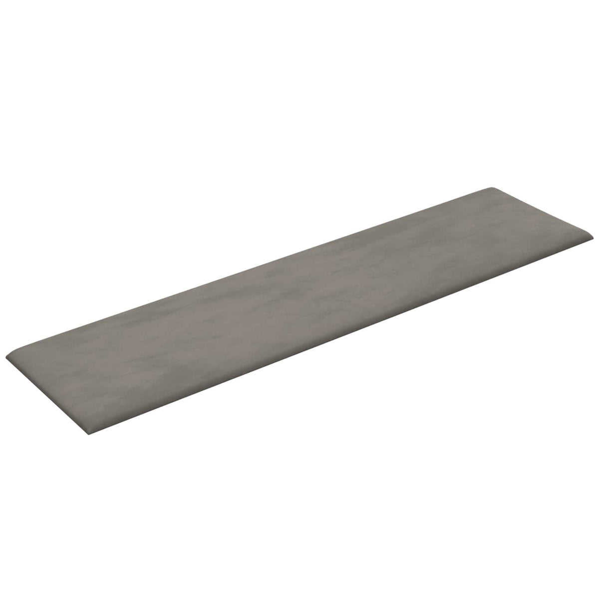 Zidna uzglavlja 12 kom. Svjetlosiva Baršun 60 x 15 cm