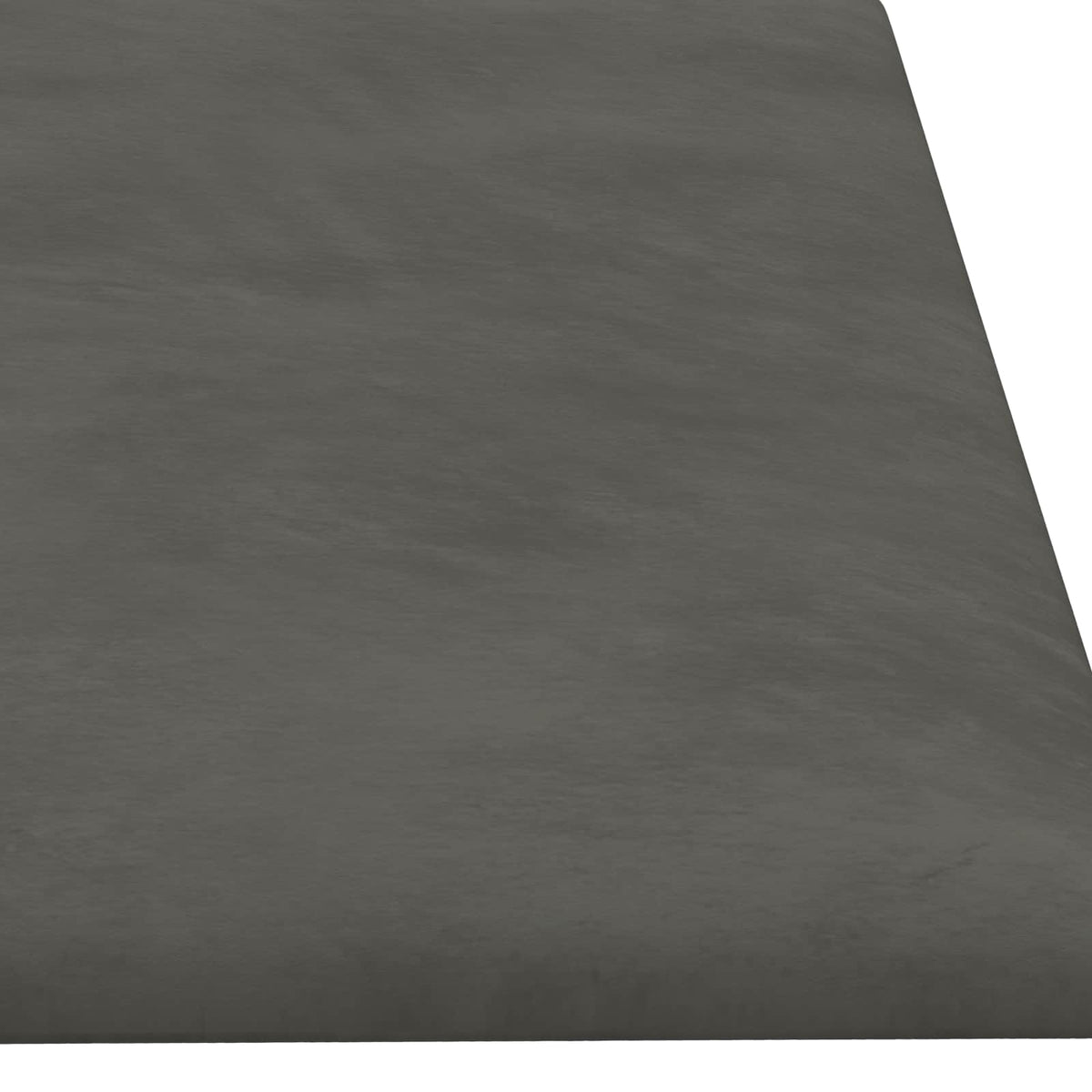 Zidna uzglavlja 12 kom. Tamnosiva Baršun 60 x 15 cm