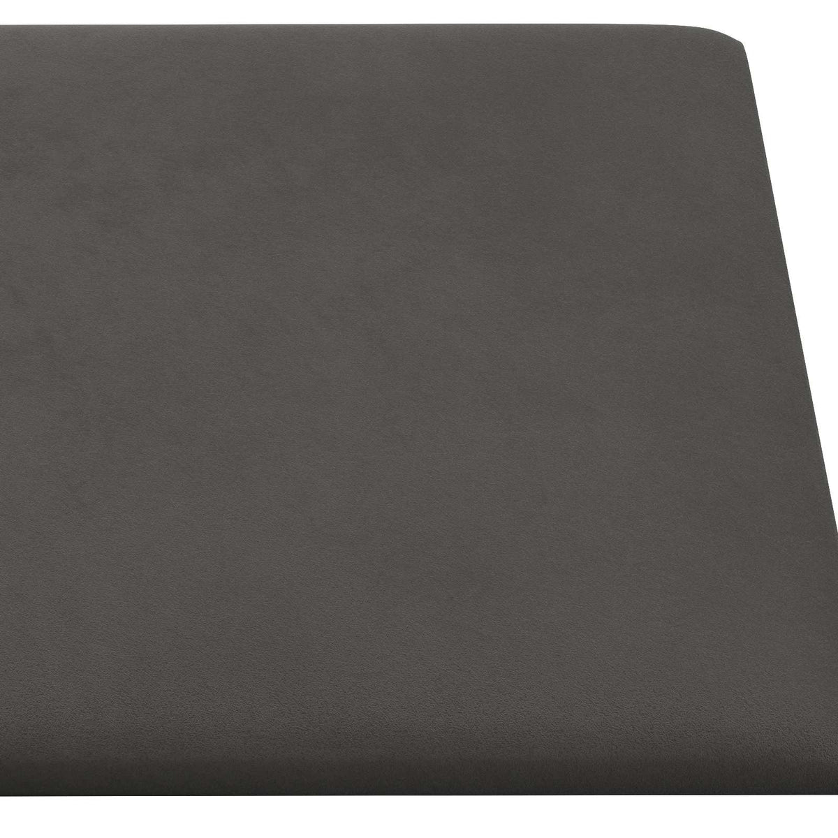 Zidna uzglavlja 12 kom. Tamnosiva Baršun 60 x 30 cm