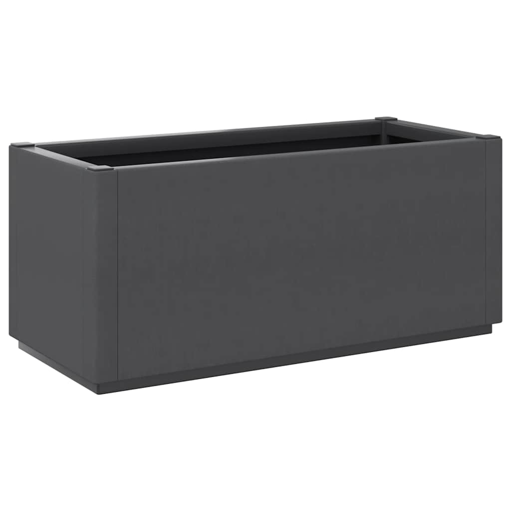 Vrtna sadilica tamnosiva 80x36x35 cm PP