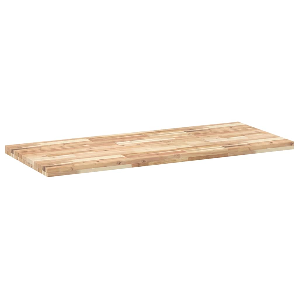 Stolna ploča 140x60x4 cm pravokutna od masivnog drva bagrema