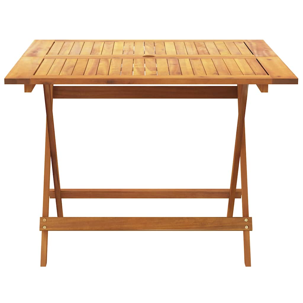 5-dijelni vrtni blagovaonski set poliratan i masivno drvo crni Crna 90 x 90 x 75 cm