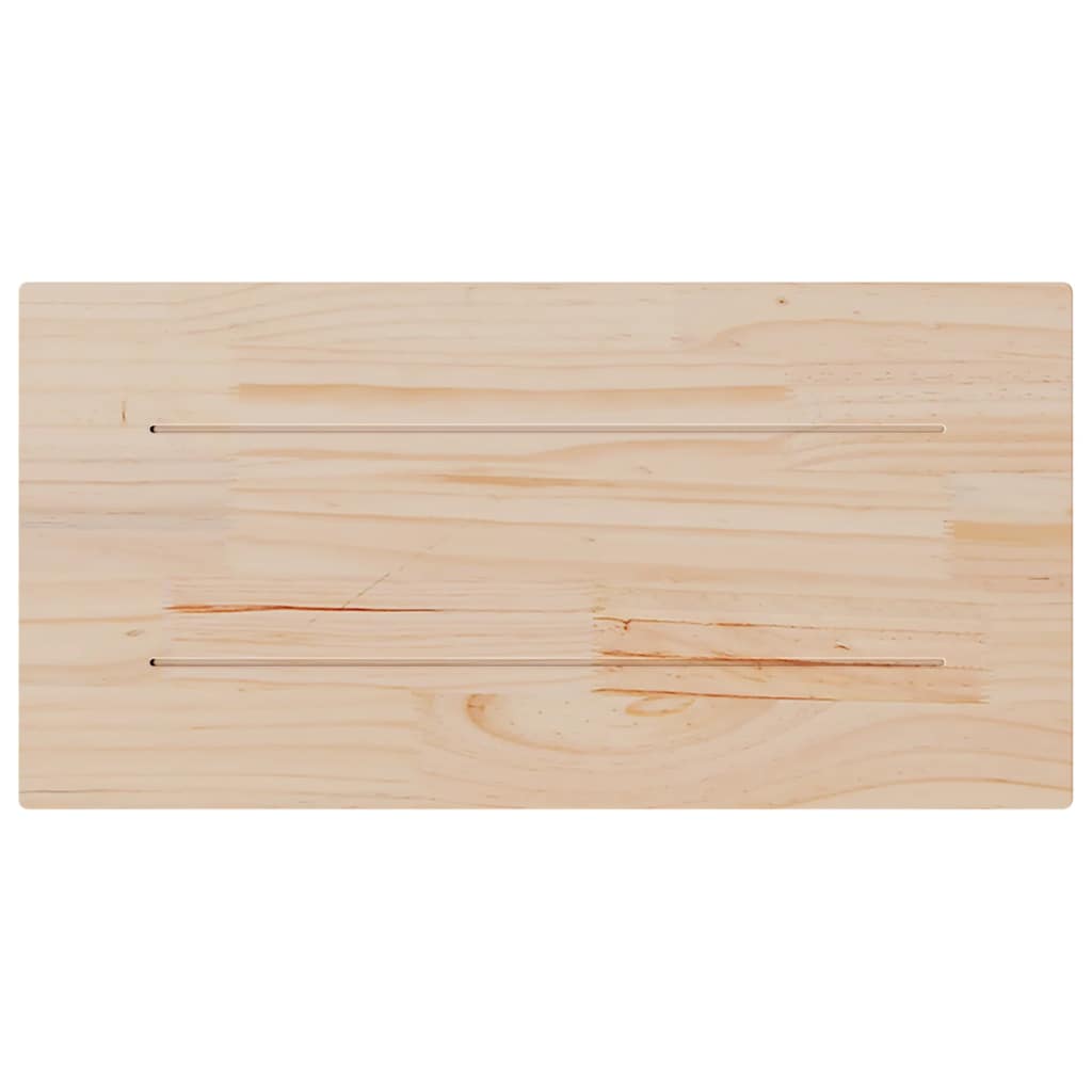 Stolne ploče 2 kom 70x35x1,7 cm od masivne borovine pravokutne