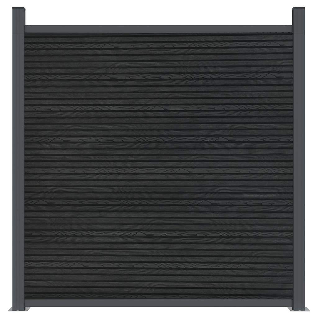 Panel za ogradu sivi 1737 x 186 cm WPC