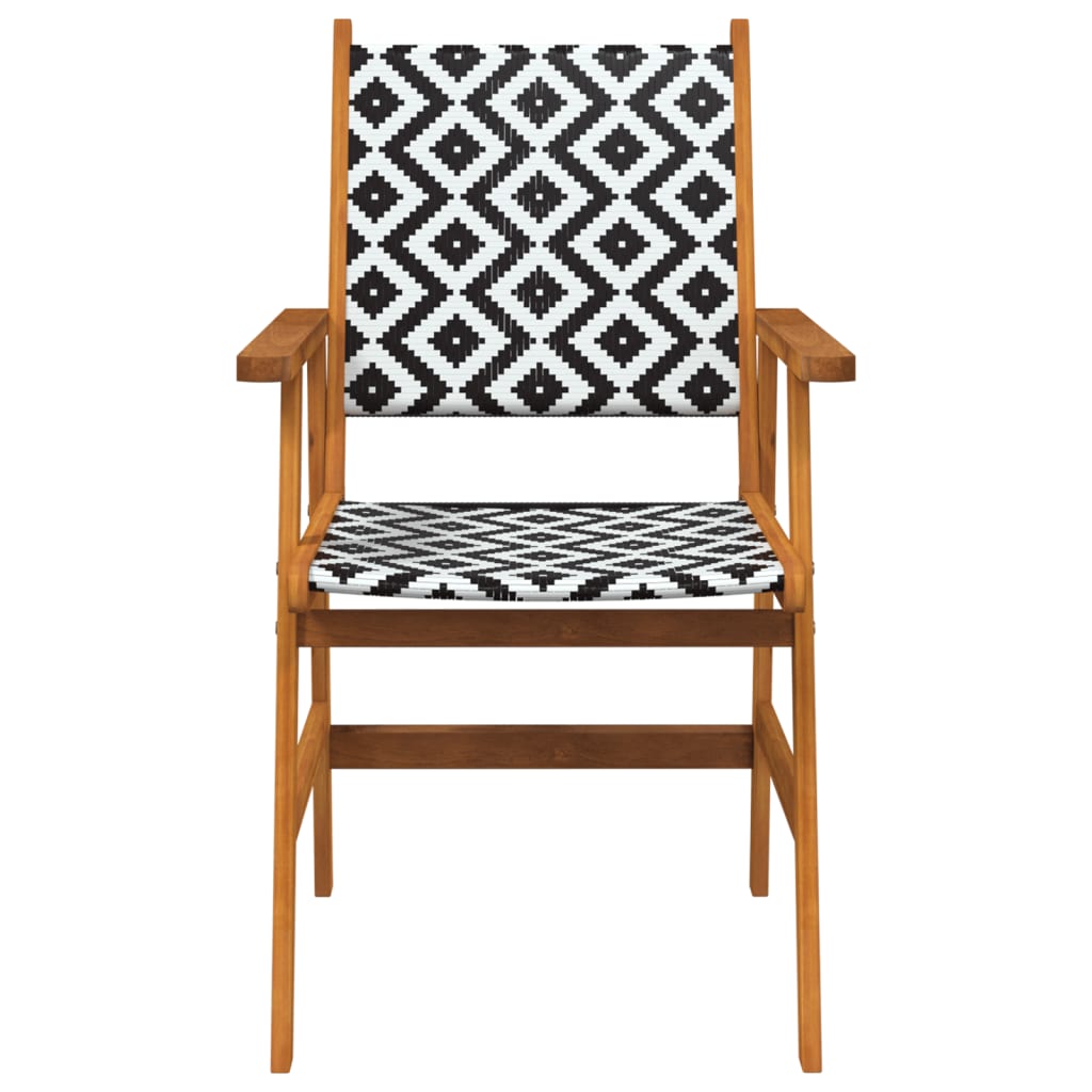 3-dijelni vrtni blagovaonski set od masivnog bagremovog drva Smeđa 85 x 85 x 75 cm