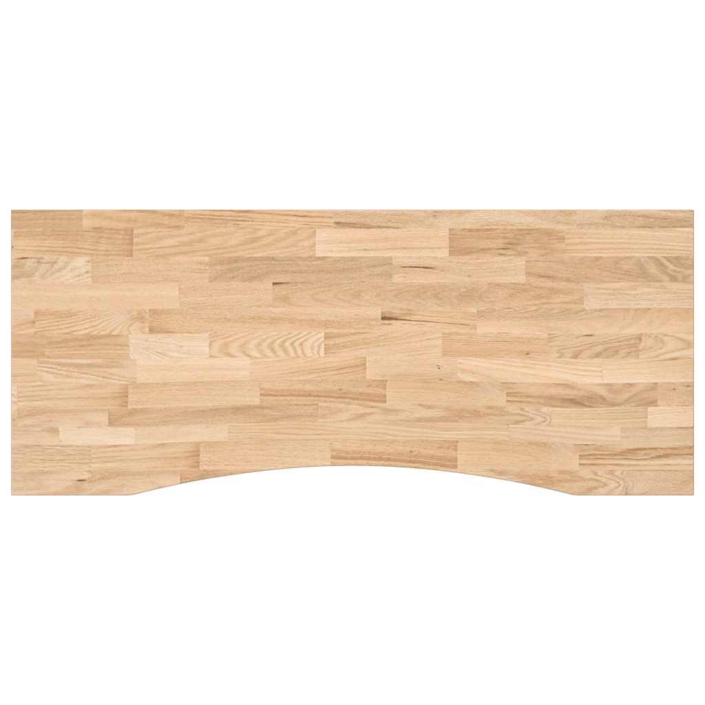 Ploča za radni stol 120x60x2,5cm netretirane masivne hrastovine