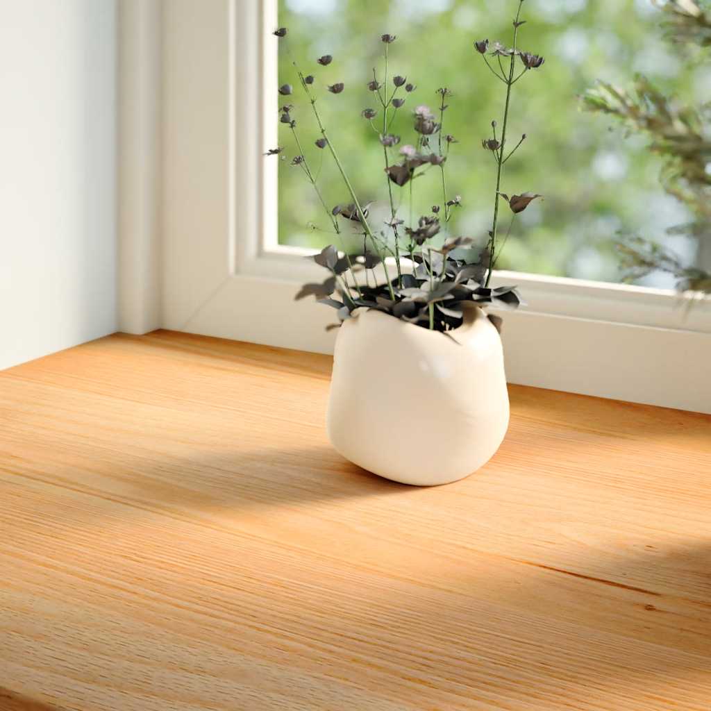 Prozorske klupice 2 kom svijetlosmeđe 110x40x2 cm masivne hrast