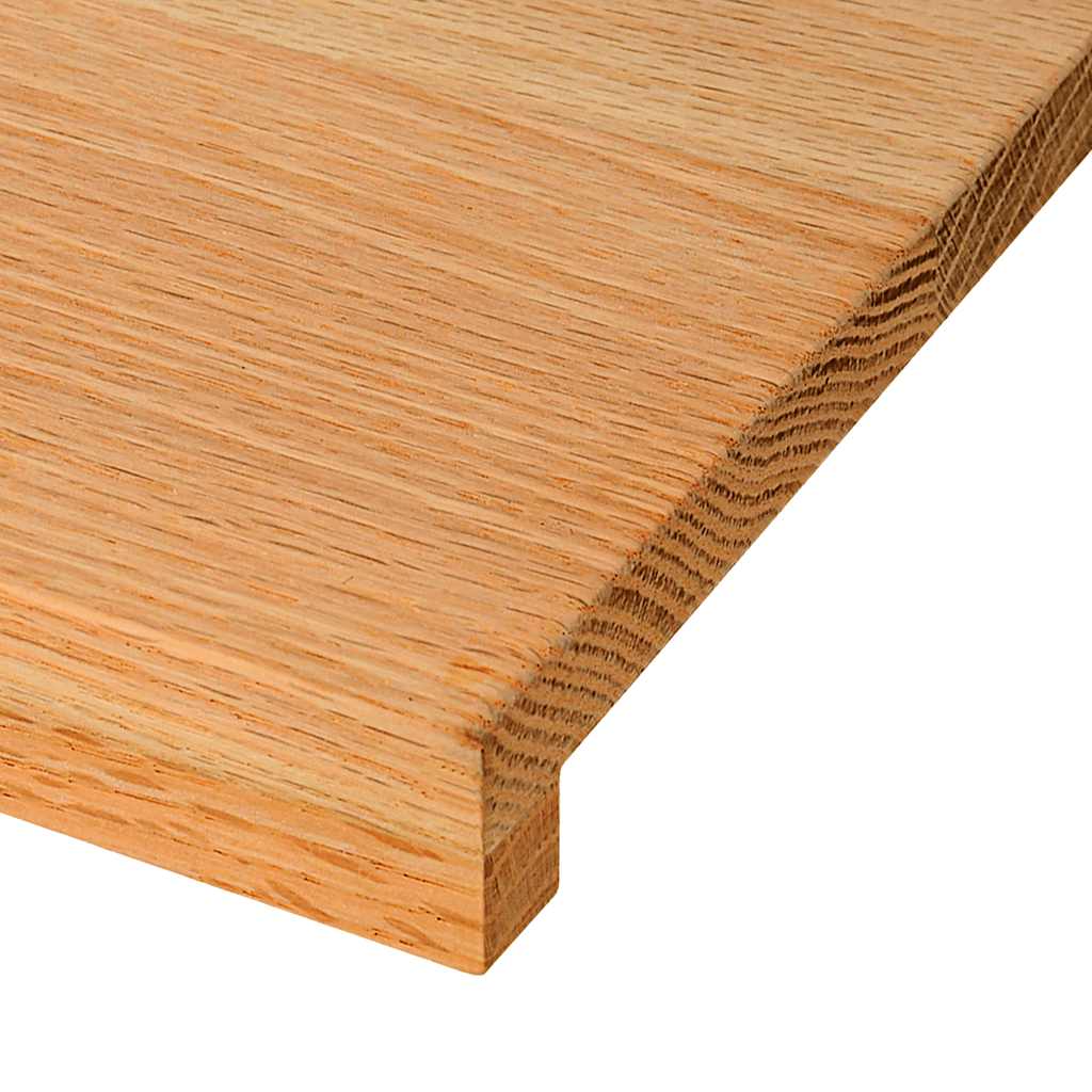 Prozorske klupice 2 kom svijetlosmeđe 110x40x2 cm masivne hrast