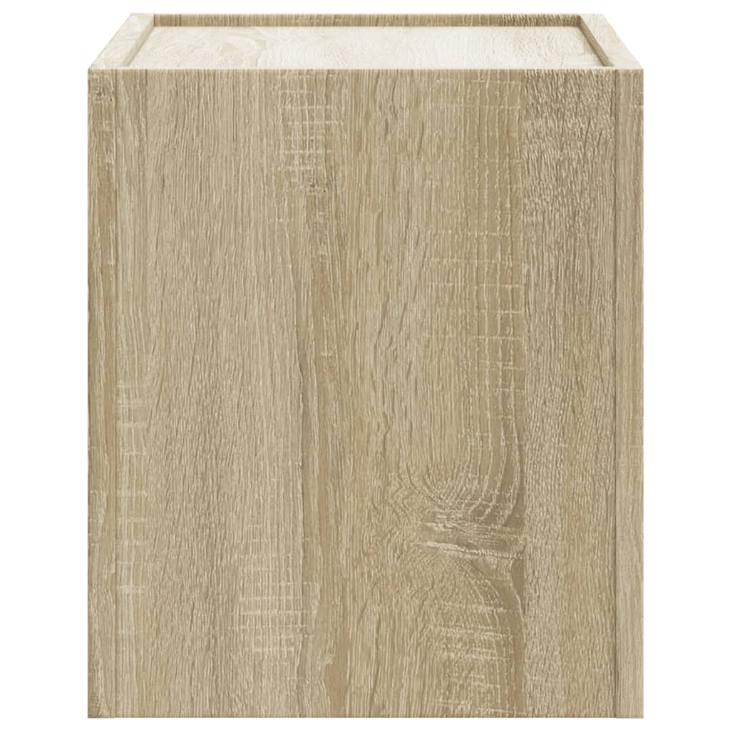 Zidni noćni ormarići 2 kom boja hrasta sonome 45x30x35 cm Smeđa