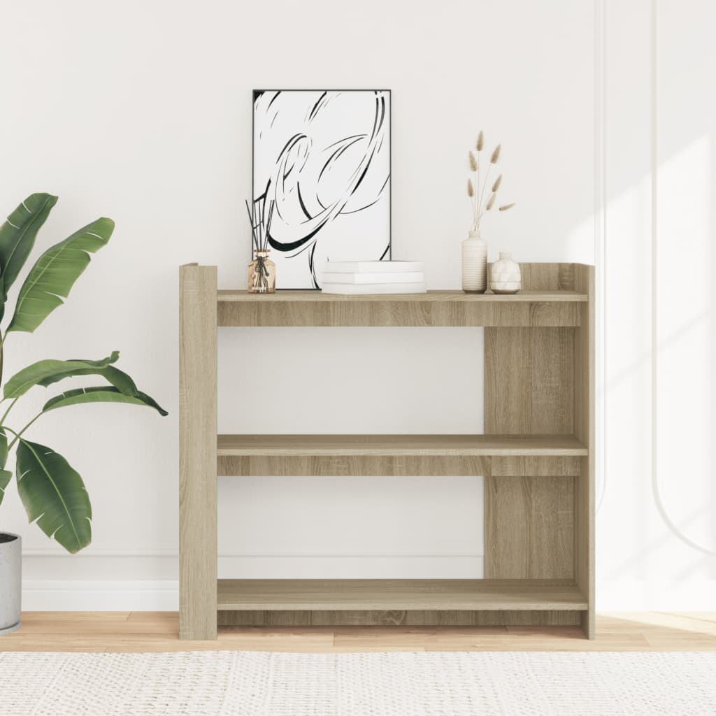 Konzolni stol boja hrasta 100x35x90 cm konstruirano drvo Smeđa