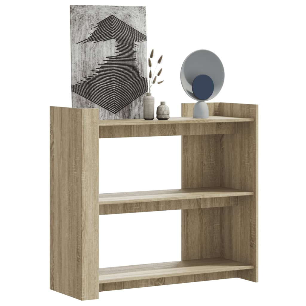 Konzolni stol boja hrasta 100x35x90 cm konstruirano drvo Smeđa