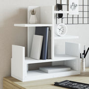 Organizator za stol bijeli 49 x 20 x 52,5 cm konstruirano drvo