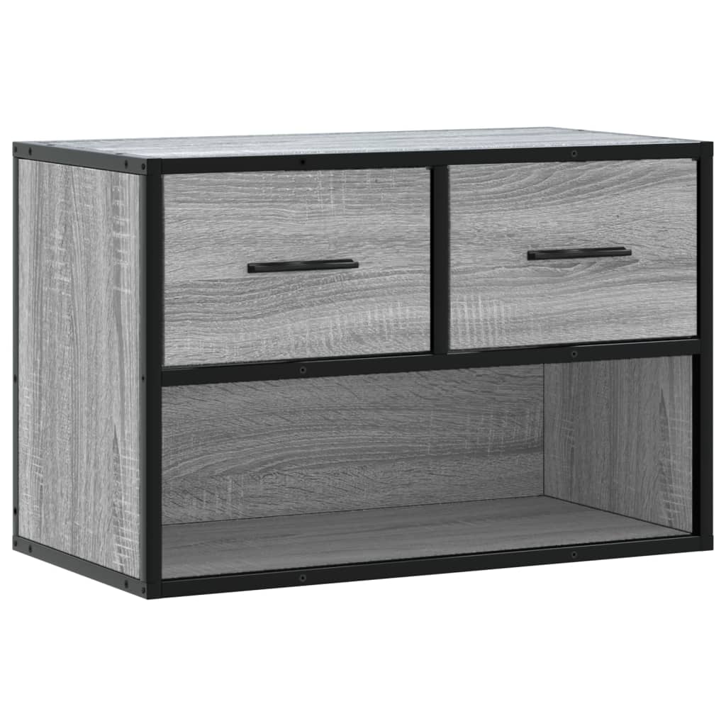 TV ormarić boja hrasta sonome 60x31x39,5 cm konstruirano drvo Siva
