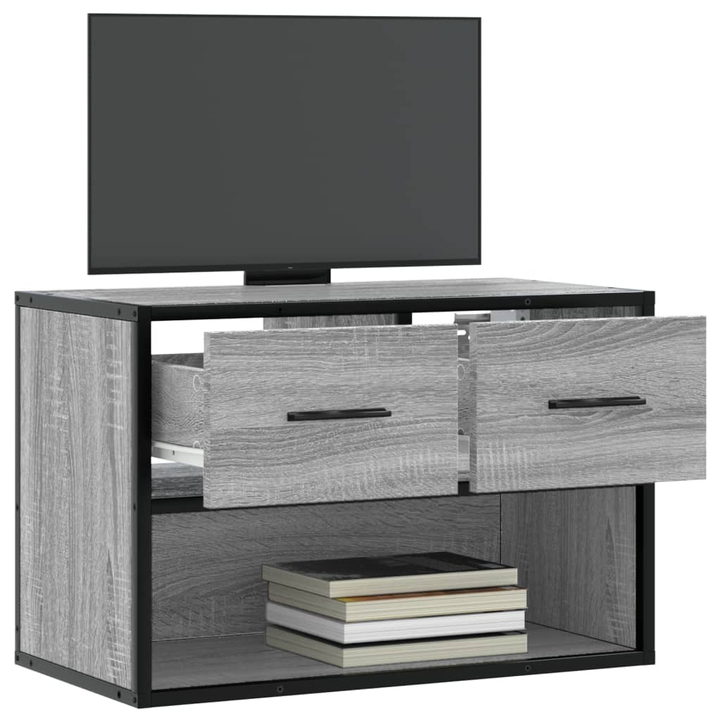 TV ormarić boja hrasta sonome 60x31x39,5 cm konstruirano drvo Siva
