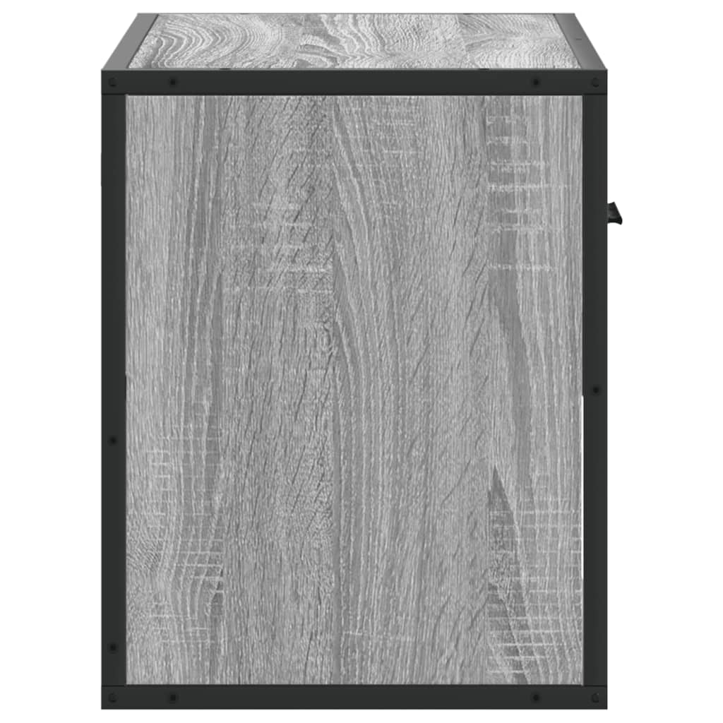 TV ormarić boja hrasta sonome 60x31x39,5 cm konstruirano drvo Siva