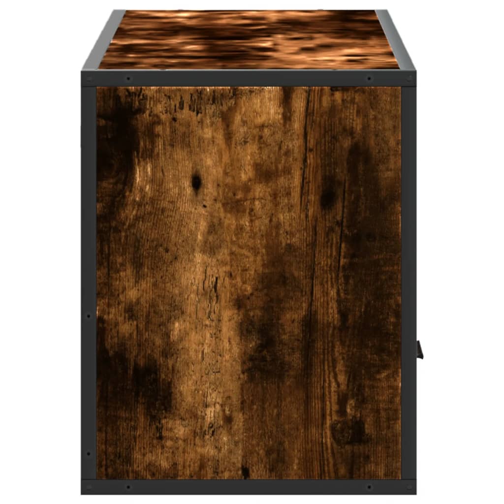 TV ormarić boja dimljenog hrasta 100x31x39,5 cm konstruirano Smeđa