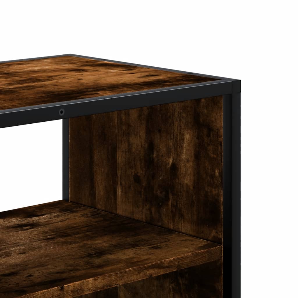 TV ormarić boja dimljenog hrasta 100x31x39,5 cm konstruirano Smeđa