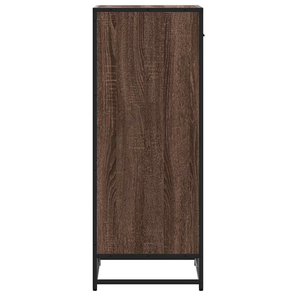 Stalak za cipele boja hrasta 48x38x97,5 cm konstruirano drvo Smeđa