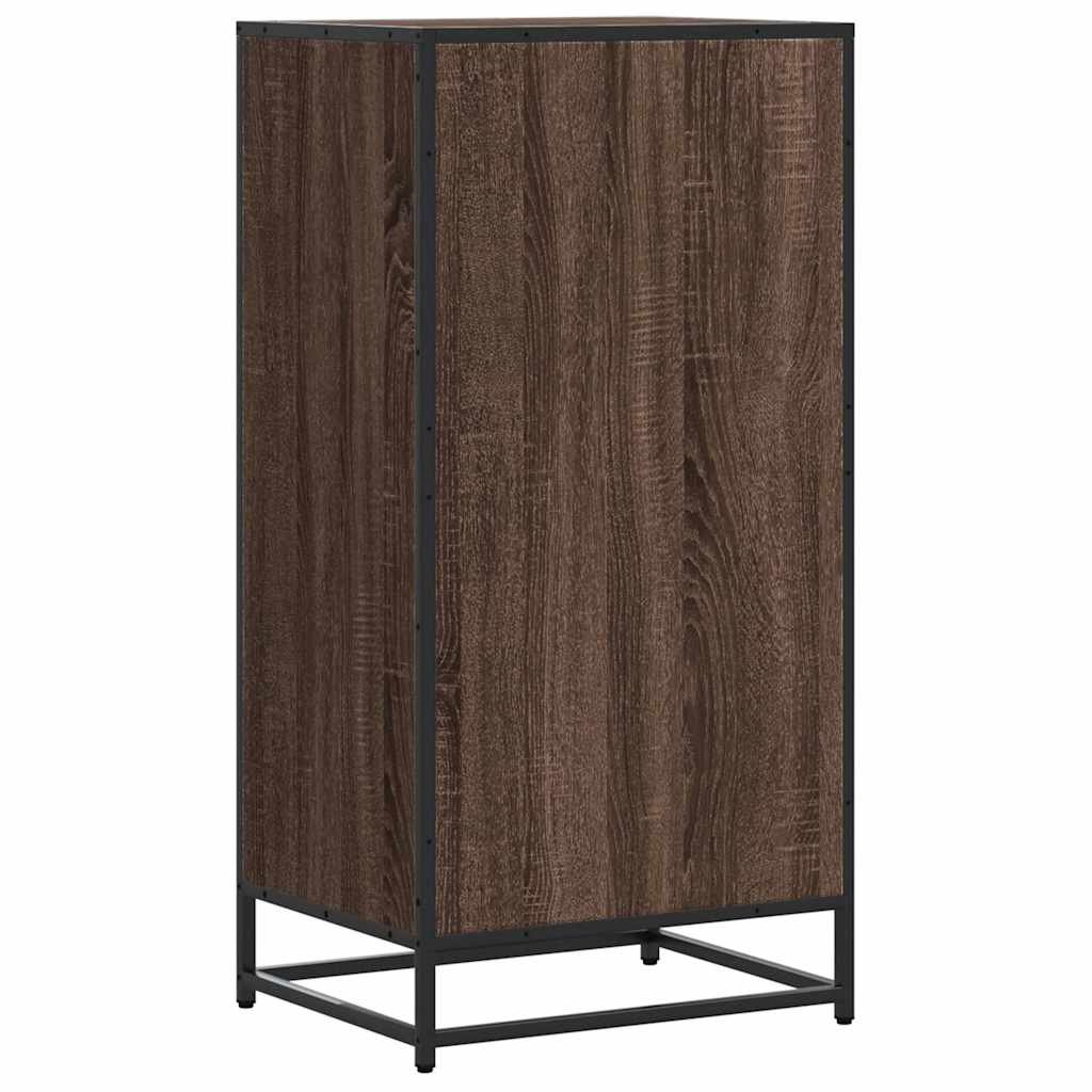Stalak za cipele boja hrasta 48x38x97,5 cm konstruirano drvo Smeđa