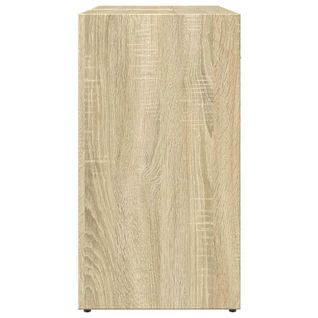 Ormarić za umivaonik boja hrasta 60x33x60 cm konstruirano drvo Smeđa
