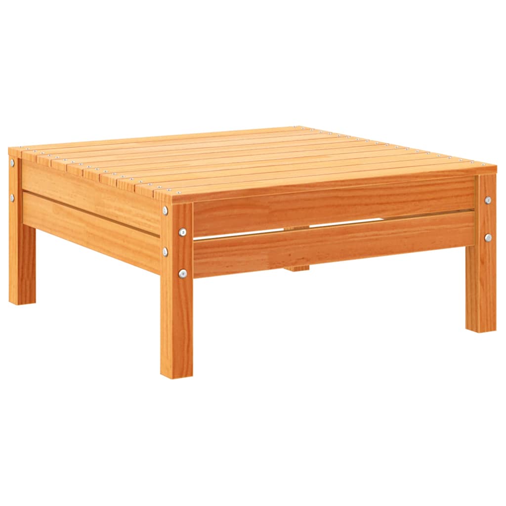 11-dijelni set vrtnih sofa s jastucima voštano smeđi borovine