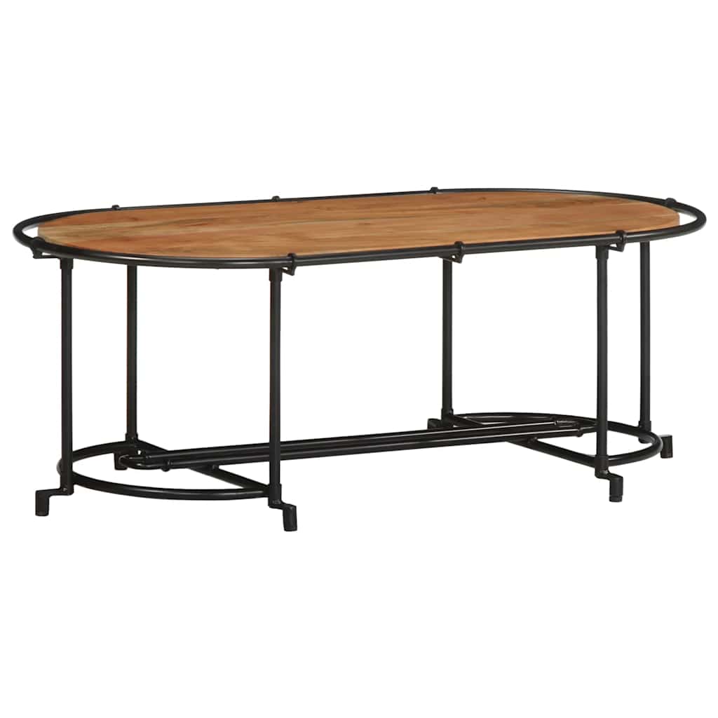 Stolić za kavu 110 x 55 x 40 cm od masivnog bagremovog drva Smeđa