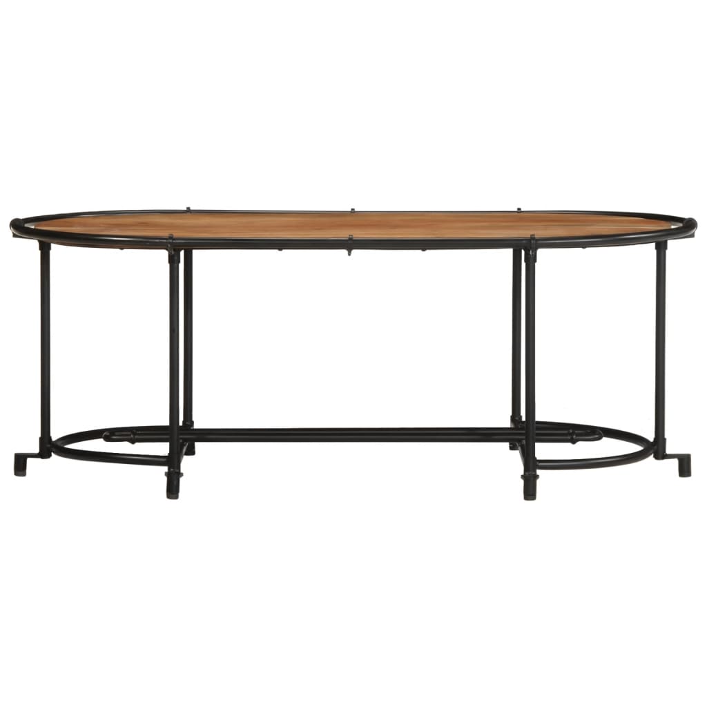 Stolić za kavu 110 x 55 x 40 cm od masivnog bagremovog drva Smeđa