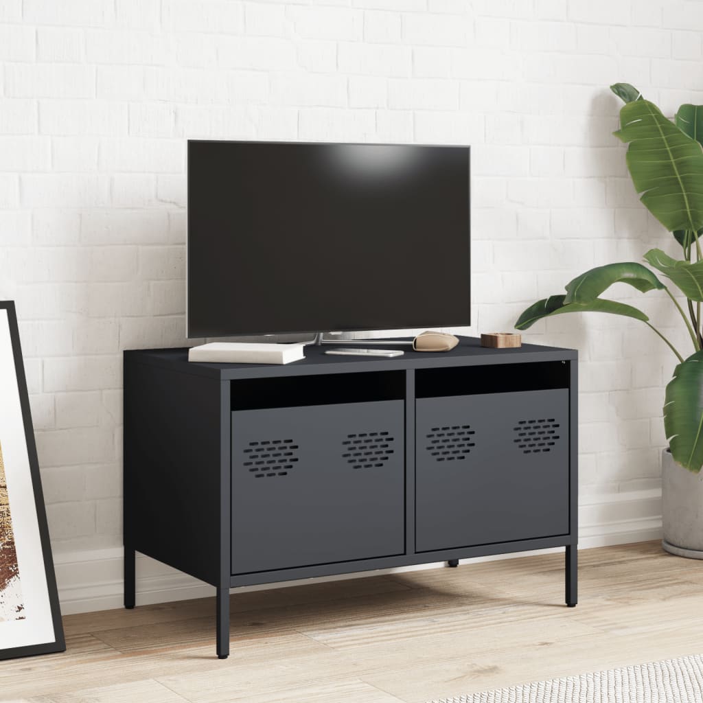TV ormarić antracit 68x39x43,5 cm hladno valjani čelik