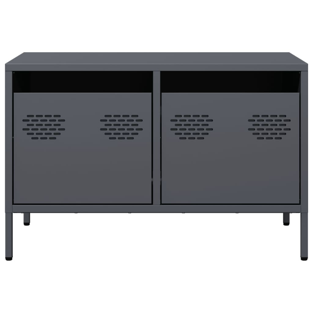 TV ormarić antracit 68x39x43,5 cm hladno valjani čelik