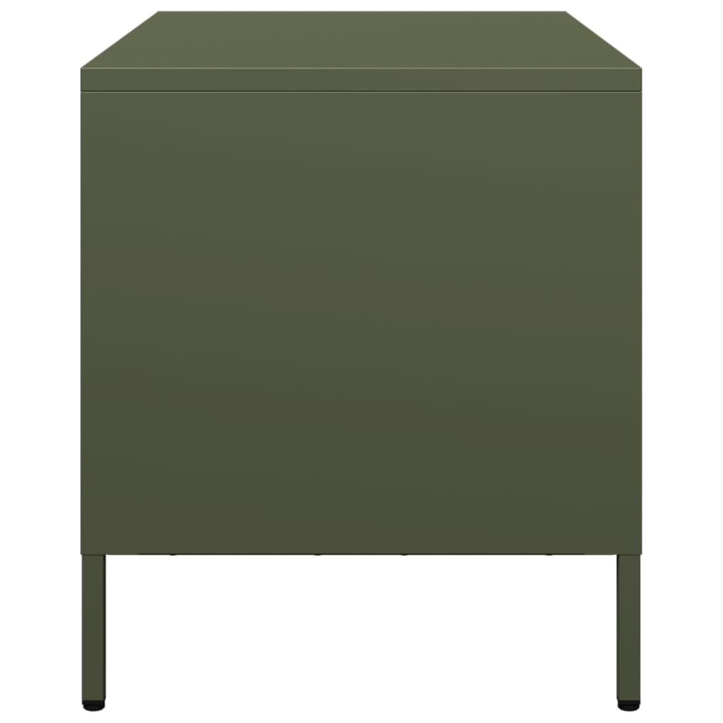 TV ormarić maslinastozeleni 68x39x43,5 cm hladno valjani čelik Zelena