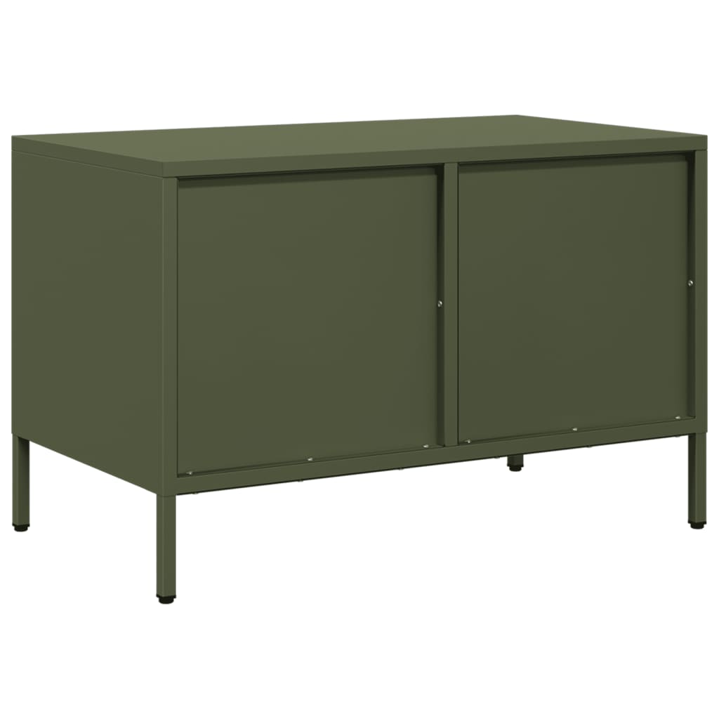 TV ormarić maslinastozeleni 68x39x43,5 cm hladno valjani čelik Zelena