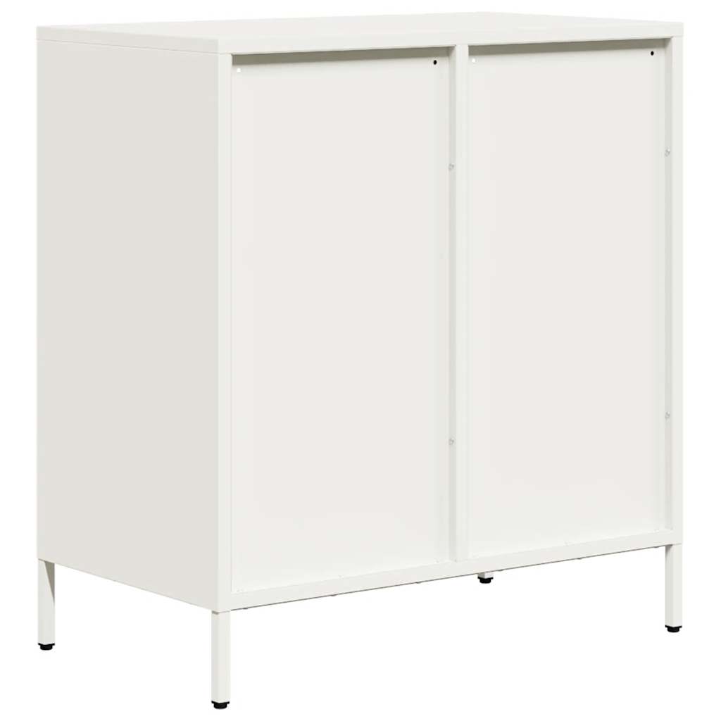 Komoda bijela 68x39x73,5 cm hladno valjani čelik