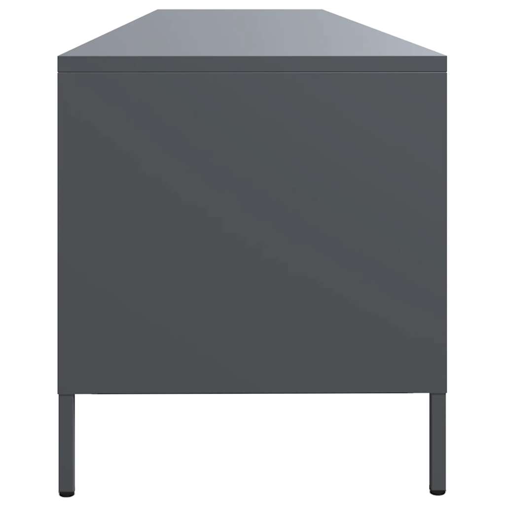 TV ormarić antracit 202x39x43,5 cm hladno valjani čelik