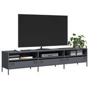 TV ormarić antracit 202x39x43,5 cm hladno valjani čelik
