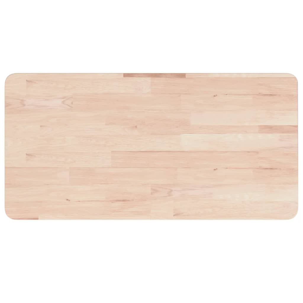 Zidna polica za umivaonik od čelika i masivne hrastovine Smeđa 80 x 40 x 2.5 cm